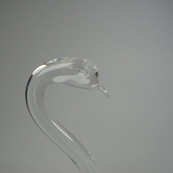 Murano Style Blown Glass Swan - Picture 8 of 9